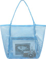 Kaufe 1, Erhalte 1 GRATIS – Extra Große Durchsichtige Mesh-Strandtasche mit 8 Taschen – ClearWave