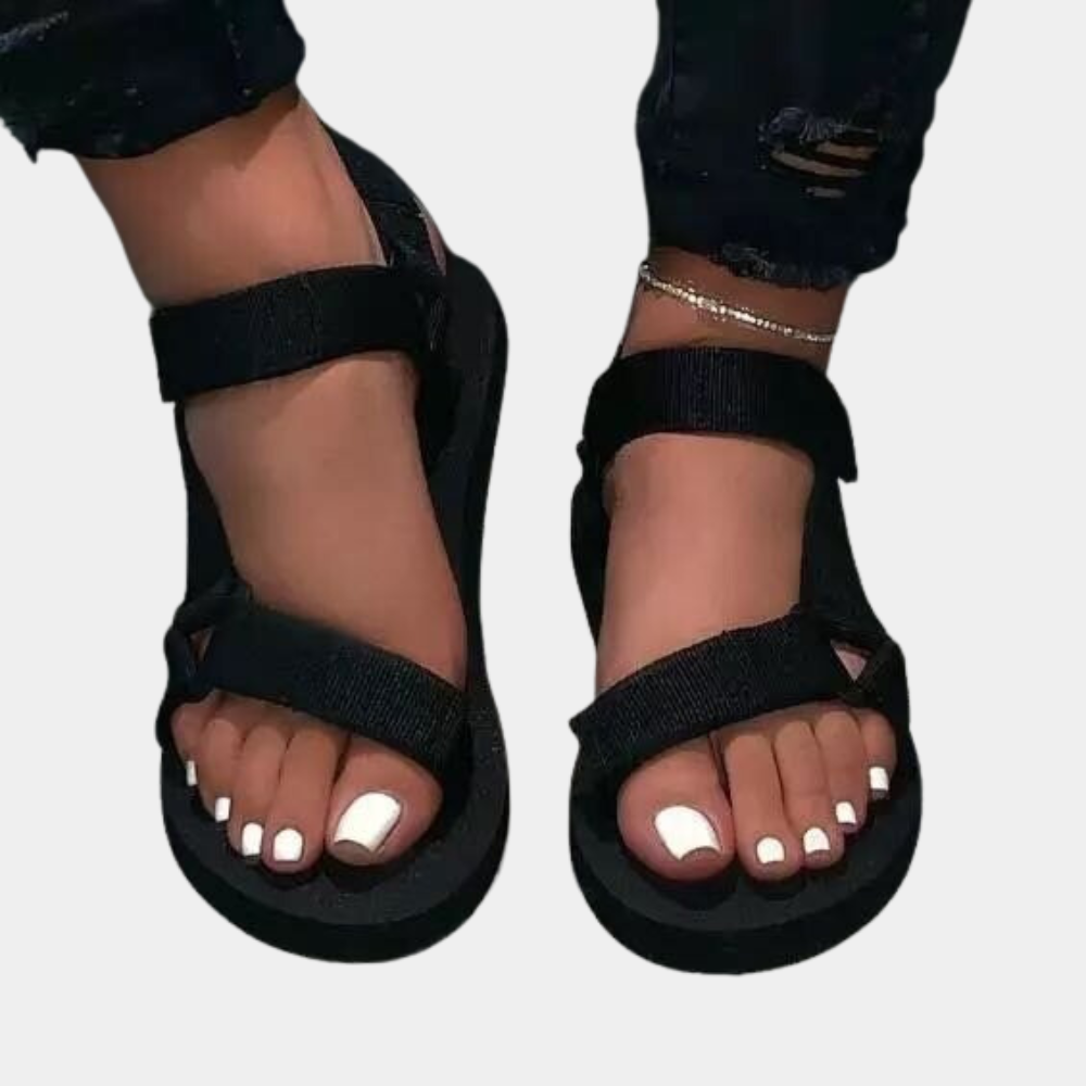 Farbenblock Damen Sandalen mit Komfortsohle – Chloé