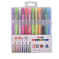 Gelstift-Set | 12-teilig | Farbenfroh | Kreativ | 3D | Langlebig | Vielseitig-Luzern Mode