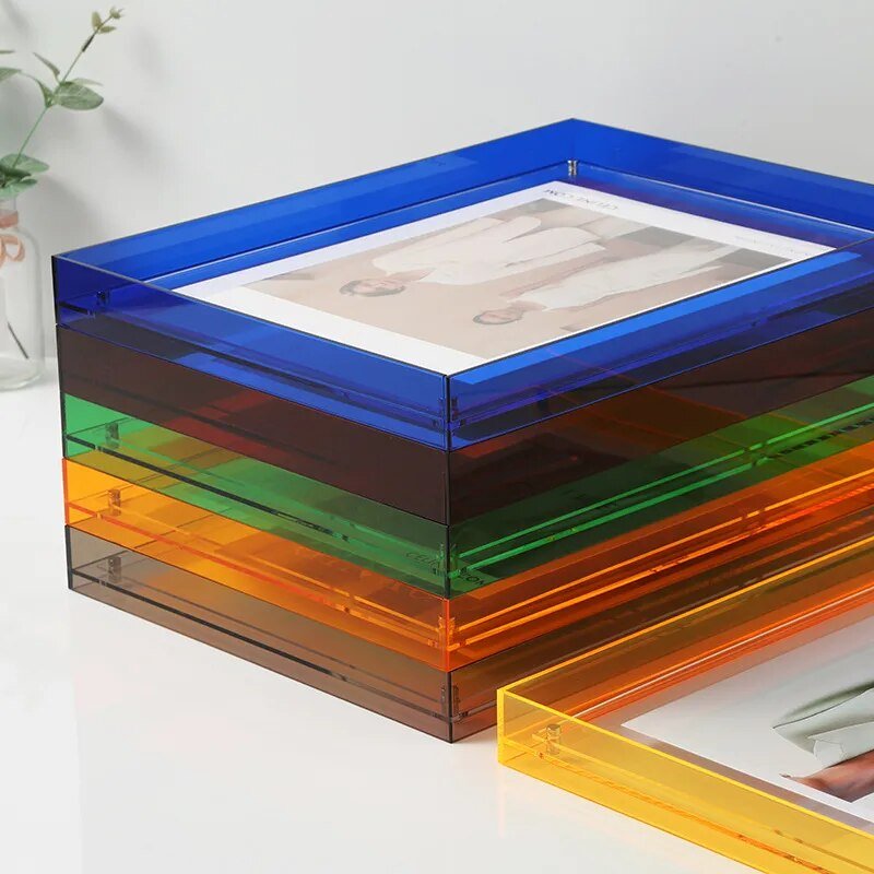 Transparenter Bilderrahmen | Bunt | Acryl | Modern | Rechteck-Luzern Mode