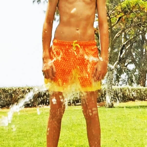 Herren Thermo Badeshorts | Farbwechsel im Wasser | Sommer Badehose 2025-Luzern Mode