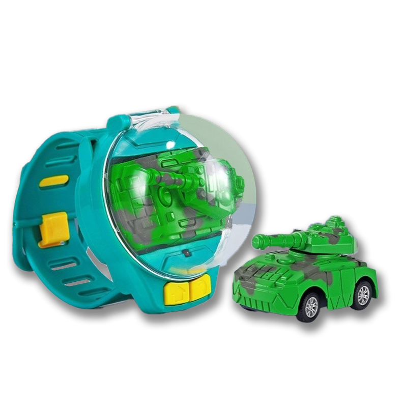 Ferngesteuertes Auto | Uhr Innovativ Langlebig Vielseitig Kompakt-Grüner Panzer-Luzern Mode