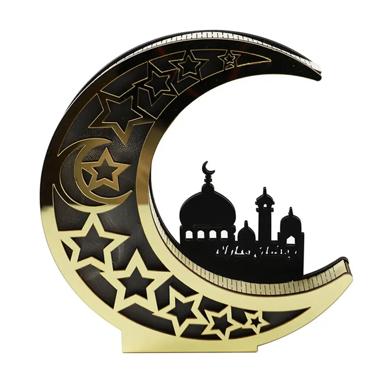 LED-Lampe | Mondförmig Nachhaltig Eid Festlich Speziell Stimmungsvol-Luzern Mode