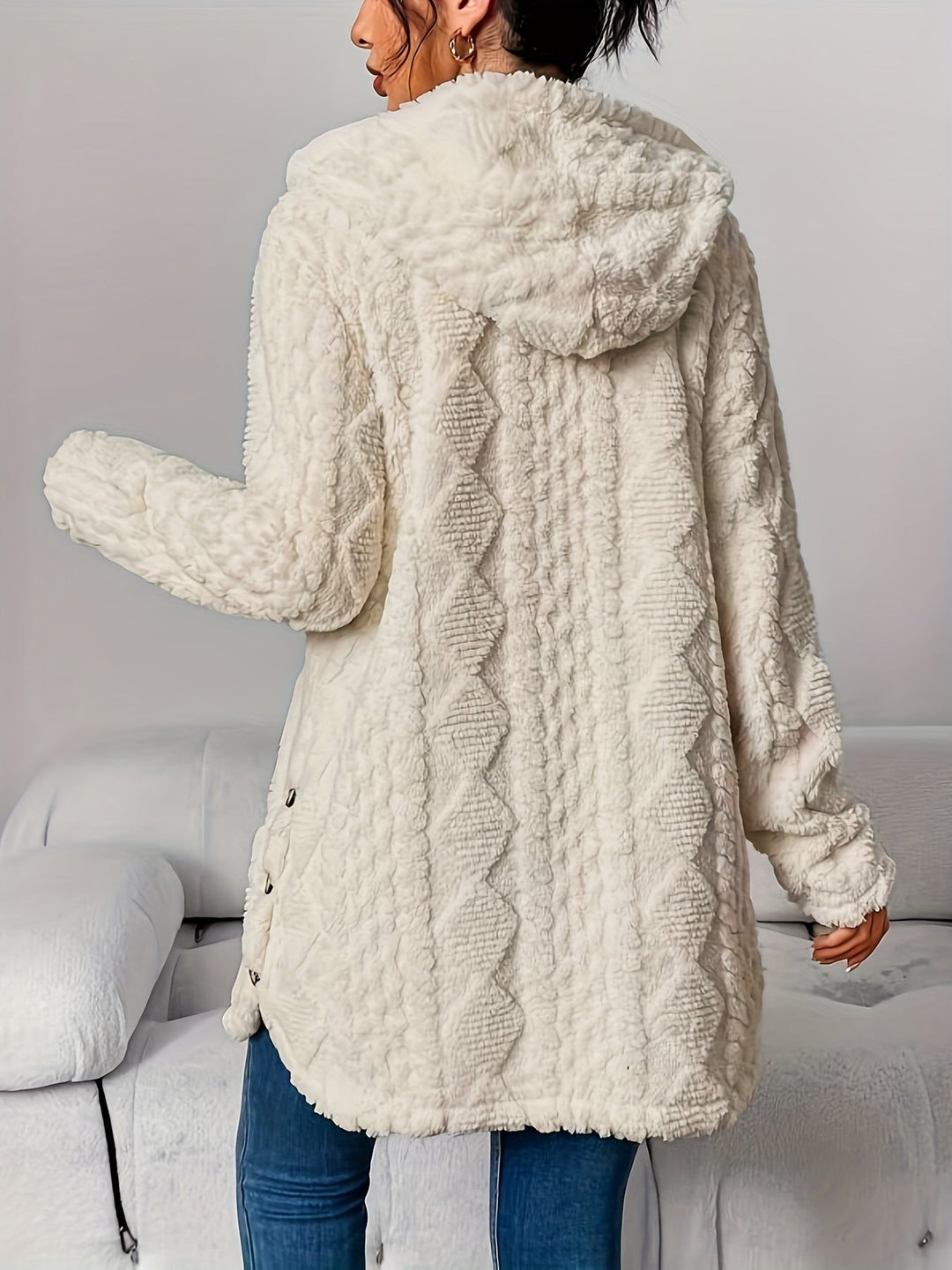 Weiches Langes Damenhoodie – Marit