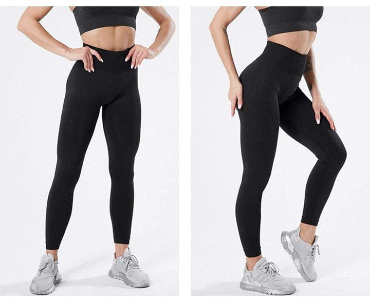 Damen Sport Leggings Nahtlos Hohe Taille Fitness Yoga-Luzern Mode