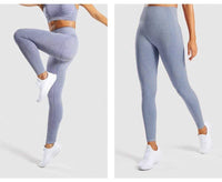 Damen Sport Leggings Nahtlos Hohe Taille Fitness Yoga-Luzern Mode