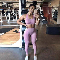 Damen Sport Leggings Nahtlos Hohe Taille Fitness Yoga-Luzern Mode