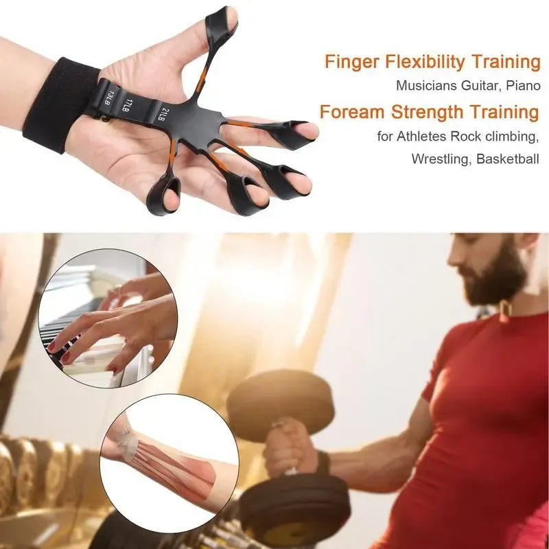 Handtrainer | Grip | Verstellbar | Effektiv | Kompakt | Leicht | Vielseitig-Luzern Mode