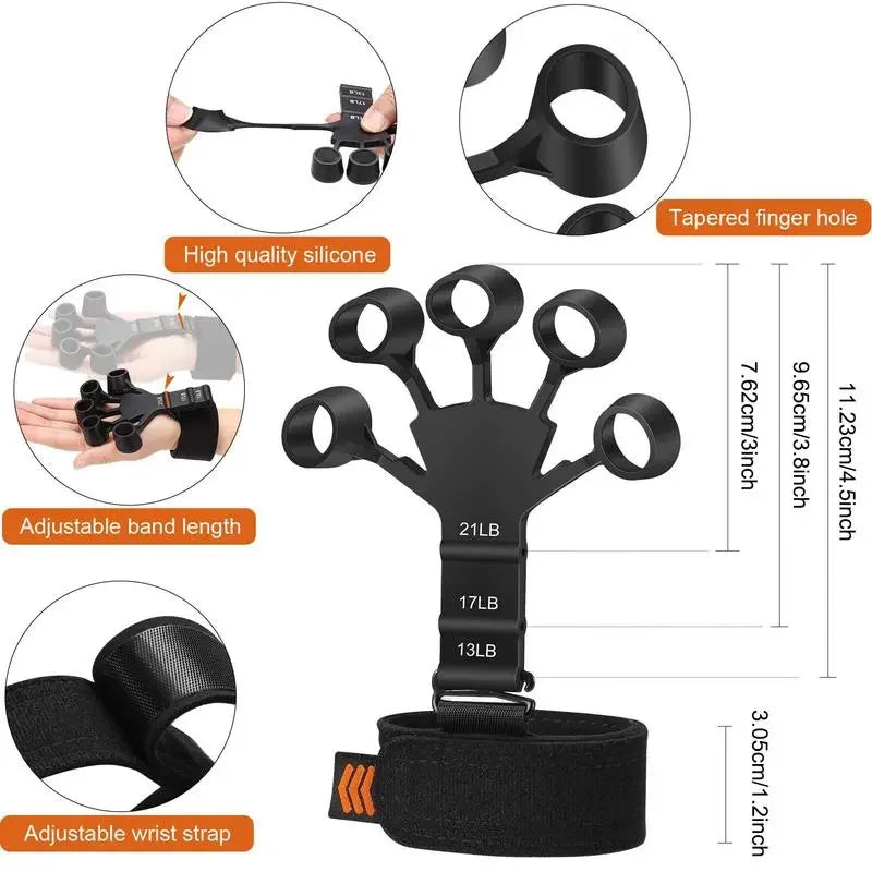Handtrainer | Grip | Verstellbar | Effektiv | Kompakt | Leicht | Vielseitig-Luzern Mode