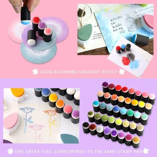 Fingerfarben Set | Schwamm | Kunststoff | Stempel | Kreativ | Sicher-Luzern Mode