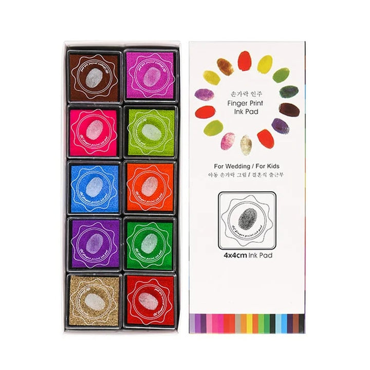Fingerfarben Set | Schwamm | Kunststoff | Stempel | Kreativ | Sicher-Luzern Mode
