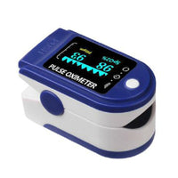 Pulsoximeter | Fingerspitze Kompakt Präzise Infrarot Schnellkontrolle-Blau-Luzern Mode