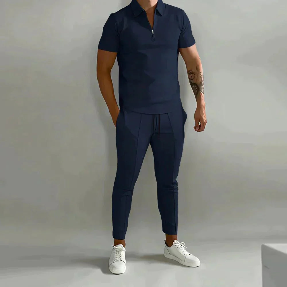 Leinen-Hemd und Hose im Herren-Set – Adrian
