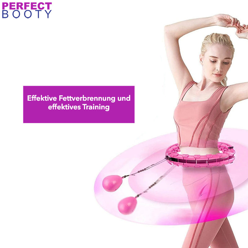 Fitness-Hoop | Abnehmen | Langlebig | Core-Training | Kompakt | Vielseitig | Anpassbar-Luzern Mode