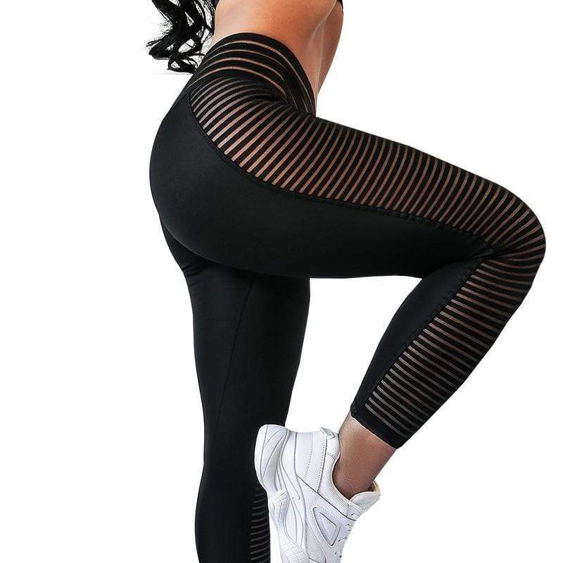 Damen Schlankheitsleggings mit Streifenmuster - Figurformend-Luzern Mode