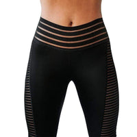Damen Schlankheitsleggings mit Streifenmuster - Figurformend-Luzern Mode