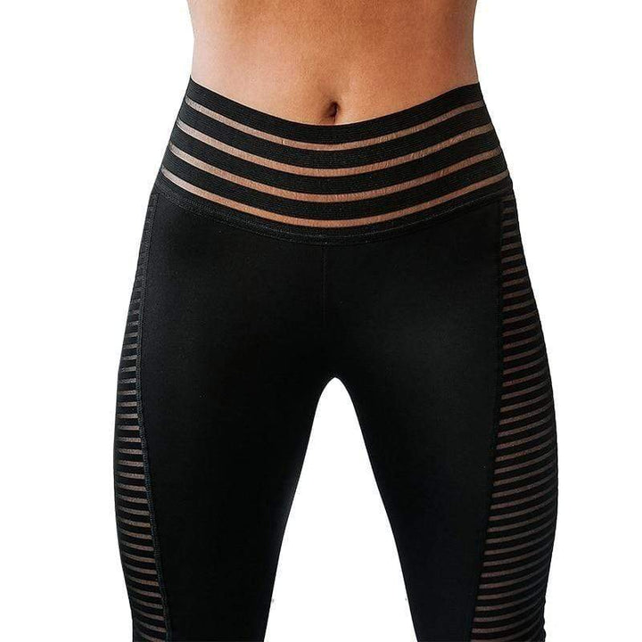 Damen Schlankheitsleggings mit Streifenmuster - Figurformend-Luzern Mode