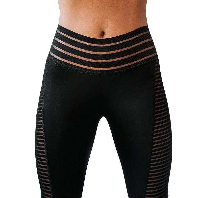 Damen Schlankheitsleggings mit Streifenmuster - Figurformend-Luzern Mode