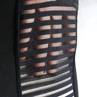 Damen Schlankheitsleggings mit Streifenmuster - Figurformend-Luzern Mode