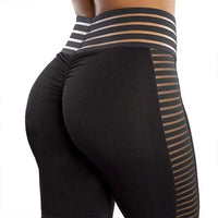 Damen Schlankheitsleggings mit Streifenmuster - Figurformend-S-Luzern Mode