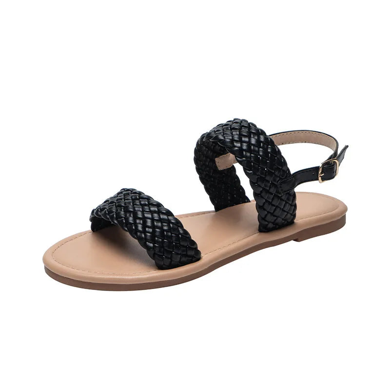 Flache Sommerschuhe mit rutschfester Sohle – Elina