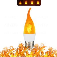 LED-Glühbirne | USB-Flamme, atmosphärisch, langlebig, realistisch, einzigartig, sicher-Luzern Mode