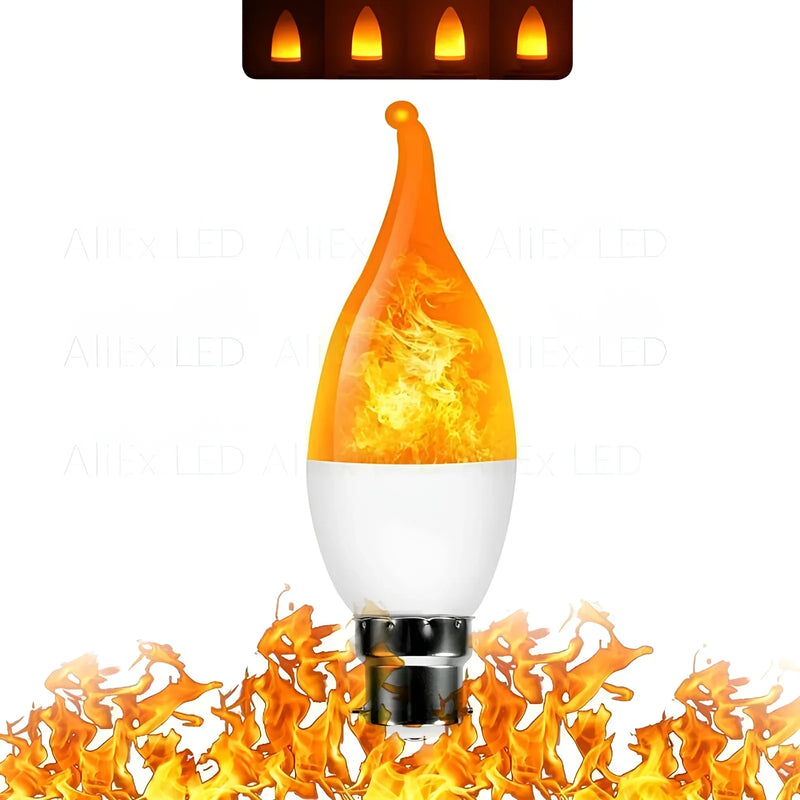 LED-Glühbirne | USB-Flamme, atmosphärisch, langlebig, realistisch, einzigartig, sicher-Luzern Mode