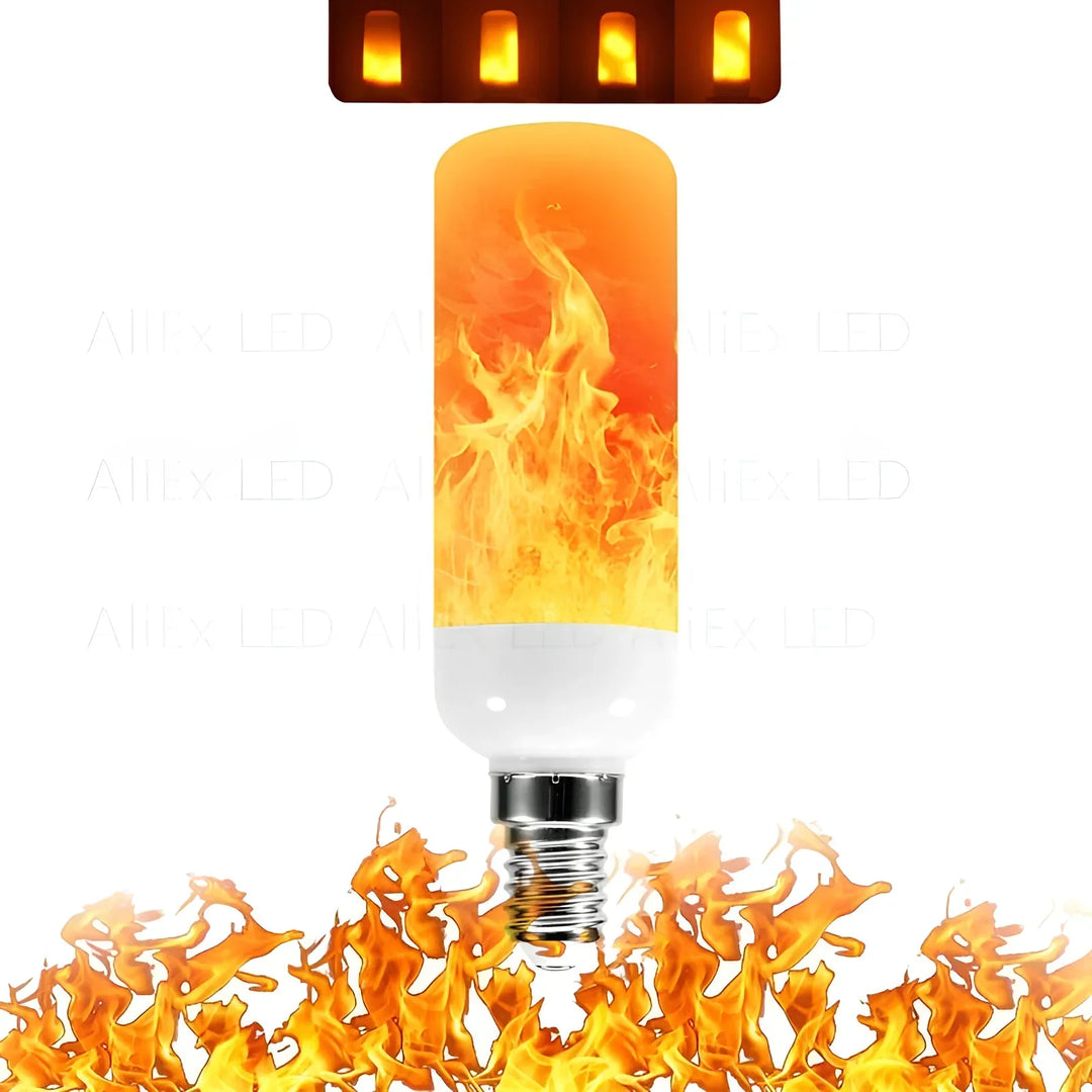 LED-Glühbirne | USB-Flamme, atmosphärisch, langlebig, realistisch, einzigartig, sicher-Luzern Mode