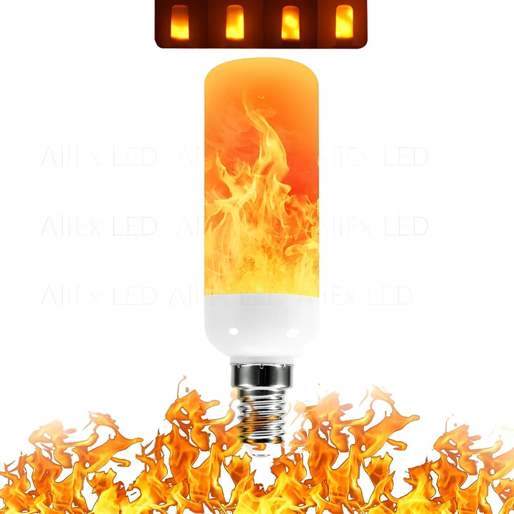 LED-Glühbirne | USB-Flamme, atmosphärisch, langlebig, realistisch, einzigartig, sicher-Luzern Mode