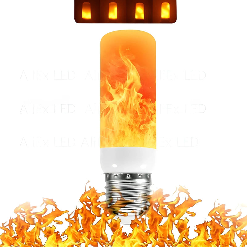 LED-Glühbirne | USB-Flamme, atmosphärisch, langlebig, realistisch, einzigartig, sicher-Luzern Mode