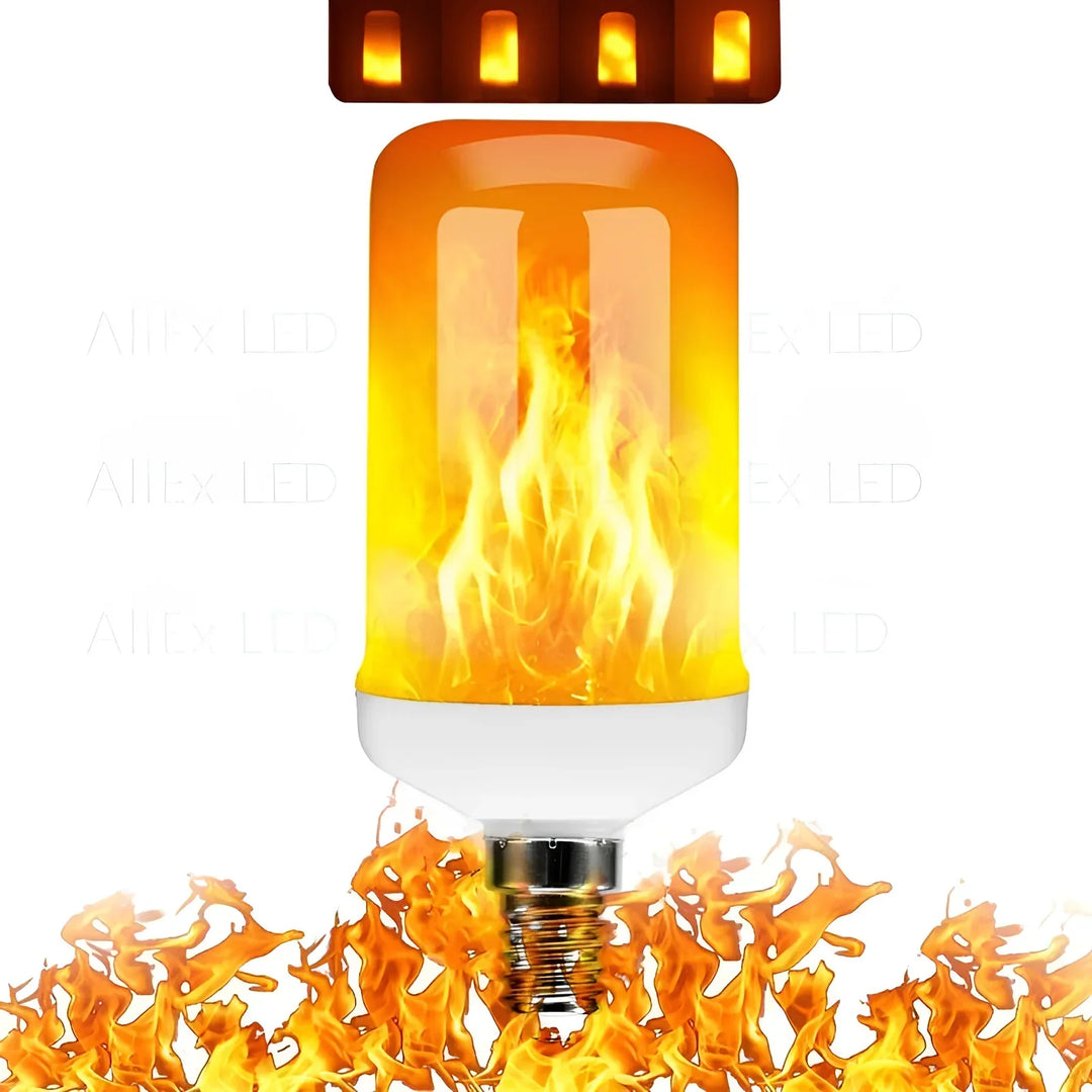LED-Glühbirne | USB-Flamme, atmosphärisch, langlebig, realistisch, einzigartig, sicher-Luzern Mode