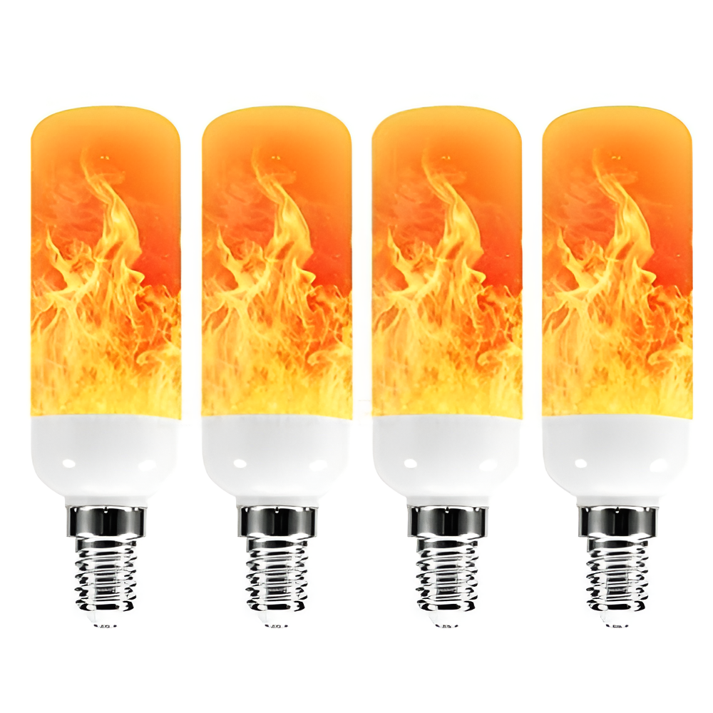 LED-Glühbirne | USB-Flamme, atmosphärisch, langlebig, realistisch, einzigartig, sicher-Luzern Mode