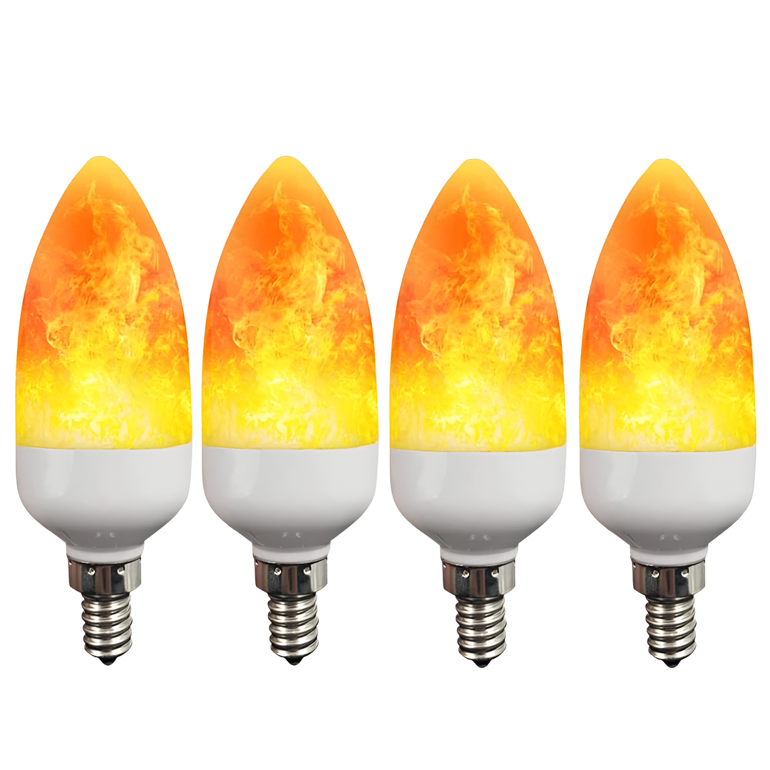 LED-Glühbirne | USB-Flamme, atmosphärisch, langlebig, realistisch, einzigartig, sicher-Luzern Mode