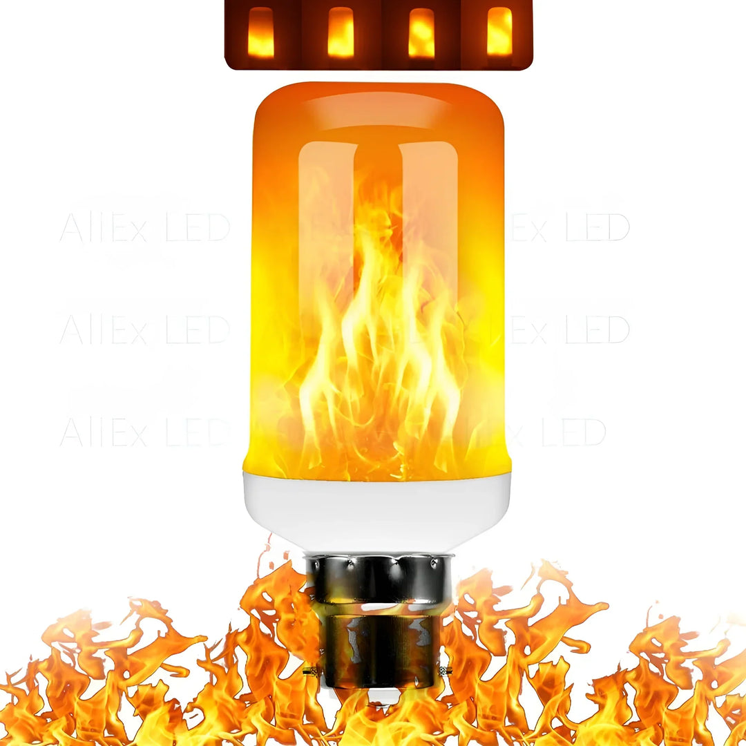 LED-Glühbirne | USB-Flamme, atmosphärisch, langlebig, realistisch, einzigartig, sicher-Luzern Mode