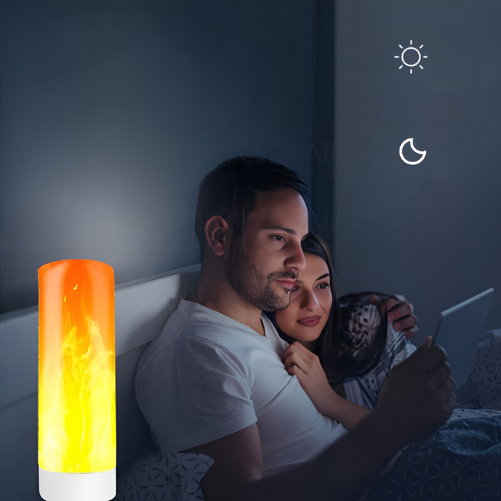 LED-Glühbirne | USB-Flamme, atmosphärisch, langlebig, realistisch, einzigartig, sicher-Luzern Mode
