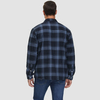 Herren Flanellhemd mit Fleece-Futter und Karomuster-Luzern Mode