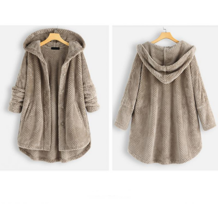 Herren Fleecejacke mit Kapuze für kalte Wintertage-Luzern Mode