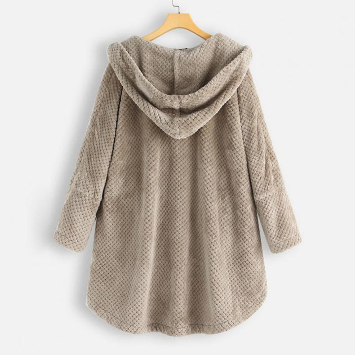 Herren Fleecejacke mit Kapuze für kalte Wintertage-Luzern Mode
