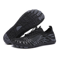 Herren Barfußschuhe für Sport und Outdoor Aktivitäten-Schwarz-36-Luzern Mode