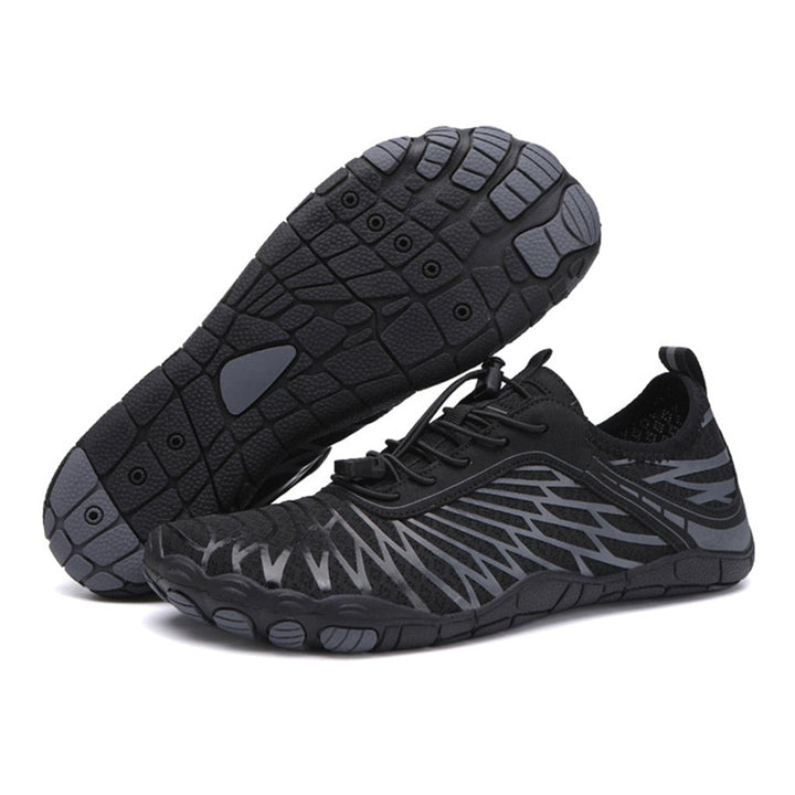 Herren Barfußschuhe für Sport und Outdoor Aktivitäten-Schwarz-36-Luzern Mode