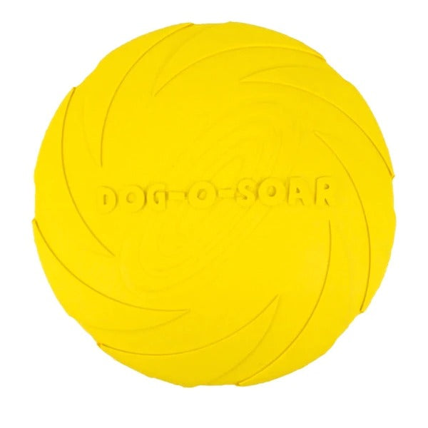Hundefrisbee | Flexibel | Fördert Bewegung | Ultimativer Spielspaß-Gelb-S - 15 CM Ø-Luzern Mode
