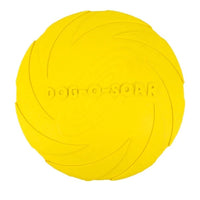 Hundefrisbee | Flexibel | Fördert Bewegung | Ultimativer Spielspaß-Gelb-S - 15 CM Ø-Luzern Mode