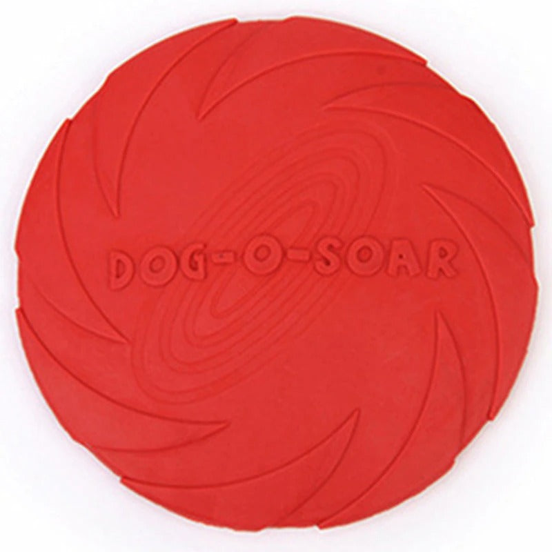 Hundefrisbee | Flexibel | Fördert Bewegung | Ultimativer Spielspaß-Rot-S - 15 CM Ø-Luzern Mode