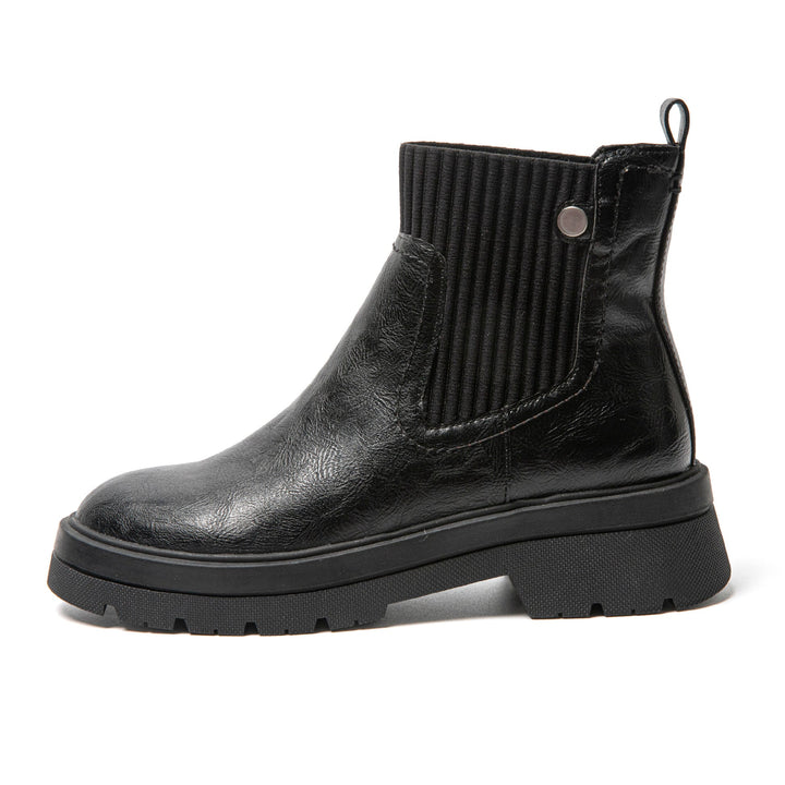 Herren Chelsea Boots mit rutschfester Sohle für Outdoor-Schwarz-36-Luzern Mode