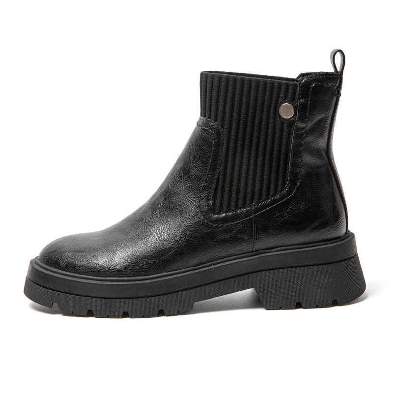 Herren Chelsea Boots mit rutschfester Sohle für Outdoor-Schwarz-36-Luzern Mode