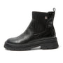 Herren Chelsea Boots mit rutschfester Sohle für Outdoor-Schwarz-36-Luzern Mode