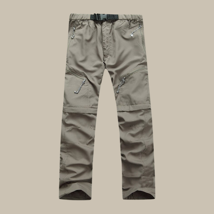 Herren Outdoorhose mit Reißverschlusstaschen und Gürtel-Luzern Mode