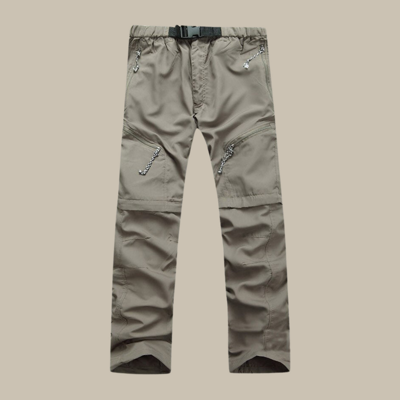 Herren Outdoorhose mit Reißverschlusstaschen und Gürtel-Luzern Mode