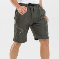 Herren Outdoorhose mit Reißverschlusstaschen und Gürtel-Luzern Mode