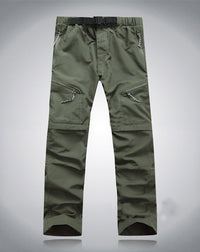 Herren Outdoorhose mit Reißverschlusstaschen und Gürtel-Luzern Mode